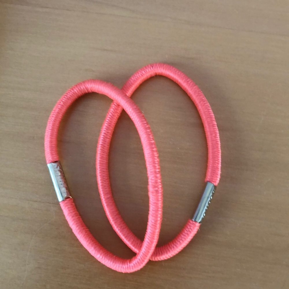 Two hair ties